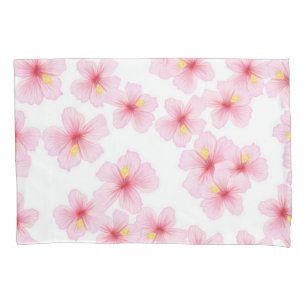 Flower pattern pillowcase