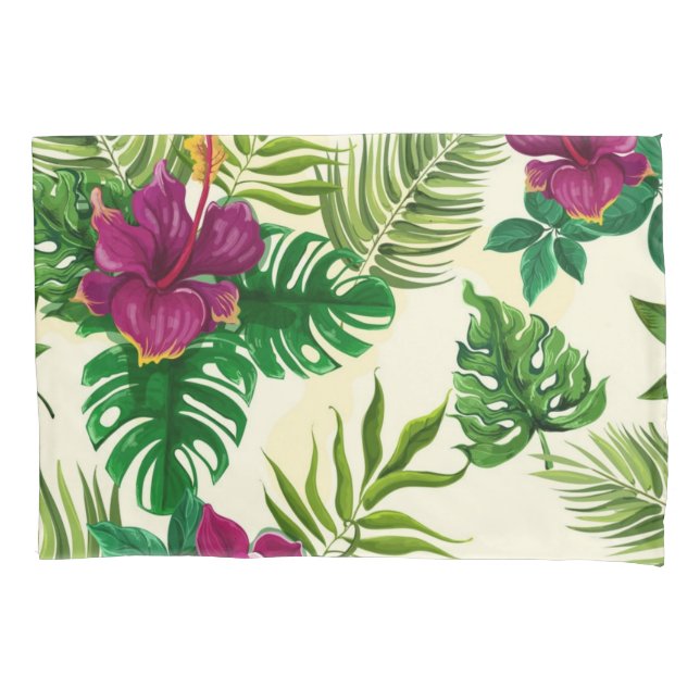 Flower pattern pillowcase (Front)