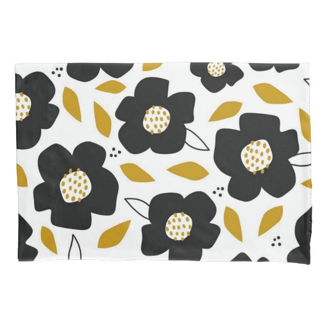 Flower pattern pillowcase (Front)