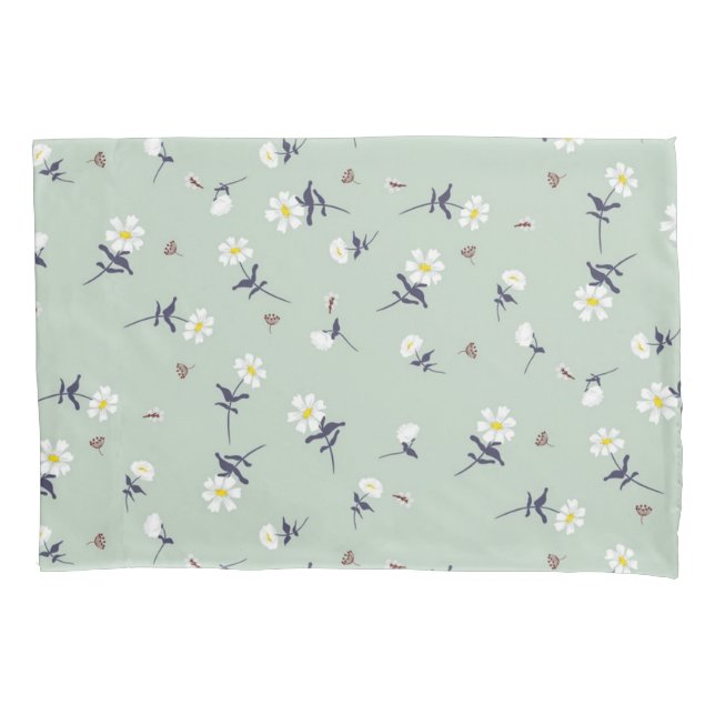 Flower pattern pillowcase (Front)