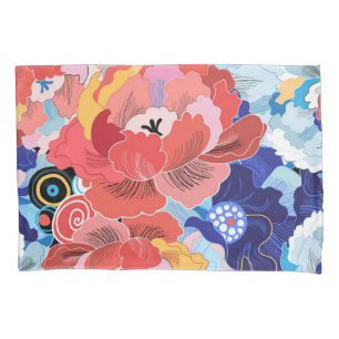 Flower pattern pillowcase
