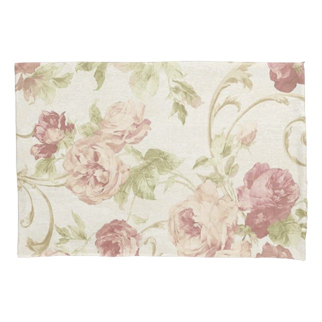 Flower pattern pillowcase (Front)