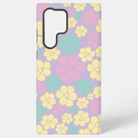 Flower Pattern - Pink, Yellow, Purple and Green