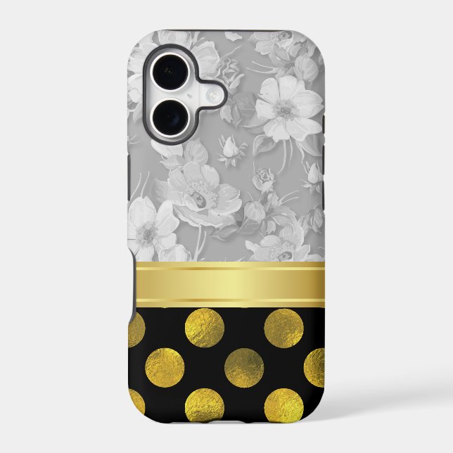 Flower Pattern Polka Dots Pattern (Back)