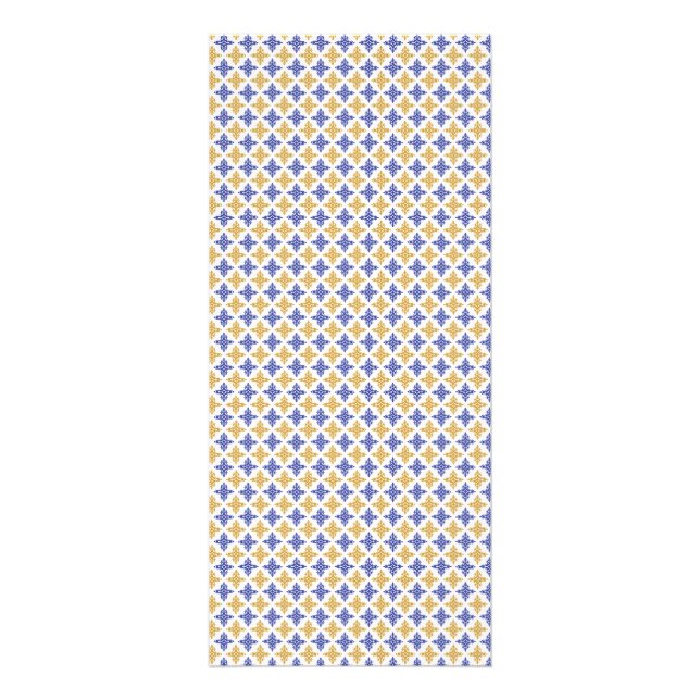 Flower Pattern Rack Card (Front)