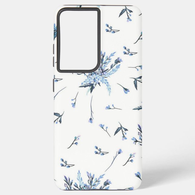 Flower pattern samsung galaxy s21 ultra case (Back)