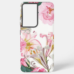 Flower pattern samsung galaxy case