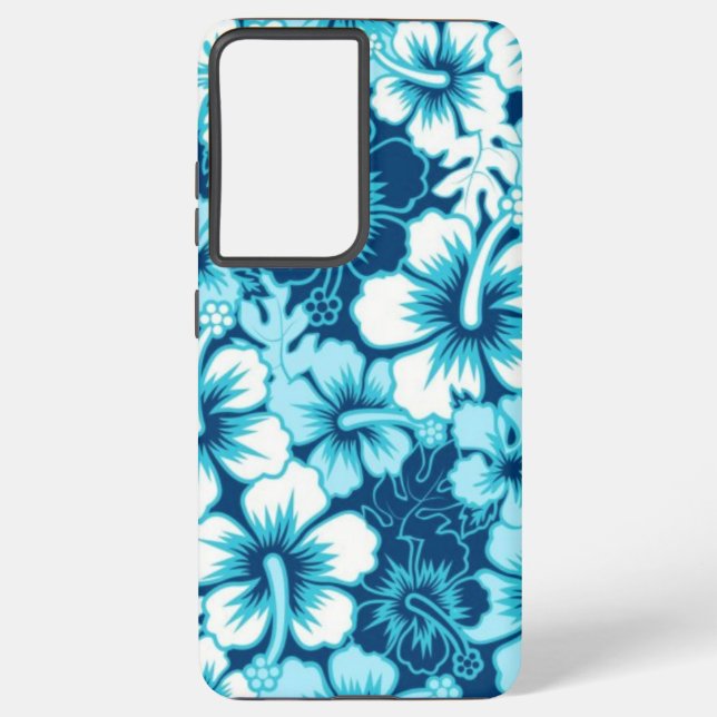 Flower pattern samsung galaxy s21 ultra case (Back)