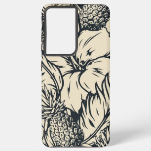Flower pattern samsung galaxy case