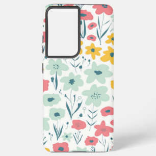 Flower pattern samsung galaxy case