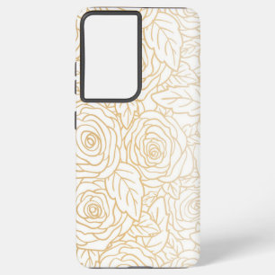 Flower pattern samsung galaxy case