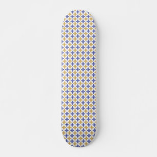 Flower Pattern Skateboard