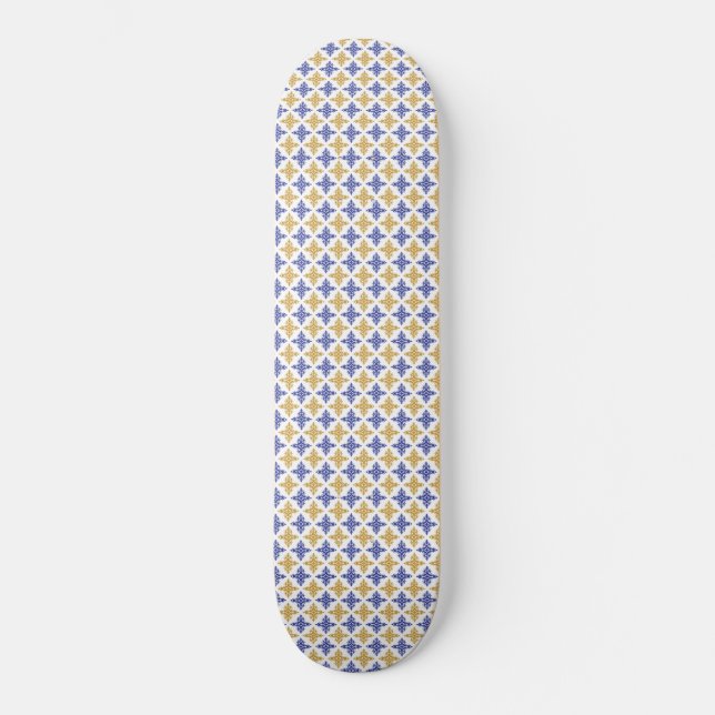 Flower Pattern Skateboard (Front)