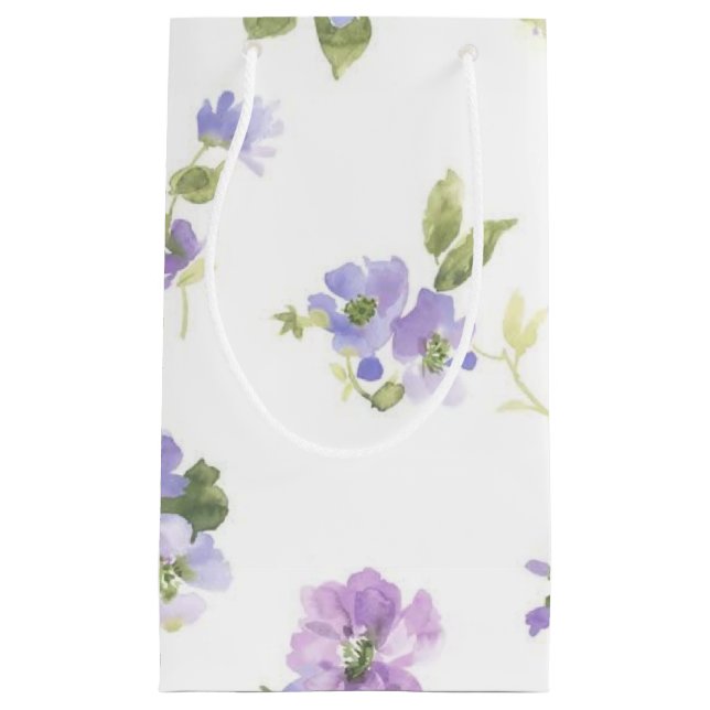 Flower pattern small gift bag (Front)