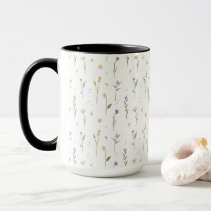 Flower Pattern Spring Floral Combo Mug