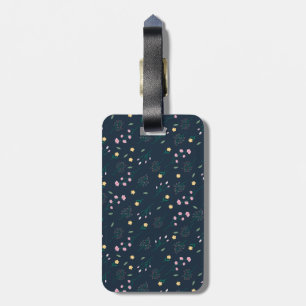 Flower Pattern Spring Floral Luggage Tag
