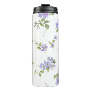 Flower pattern thermal tumbler