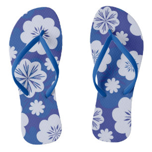 flower pattern thongs