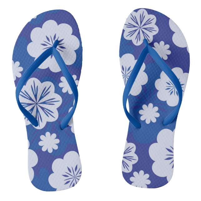 flower pattern thongs (Footbed)