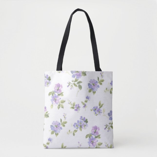 Flower pattern tote bag (Front)