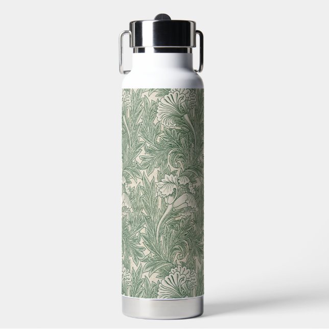 Flower Pattern, William Morris Water Bottle (Front)
