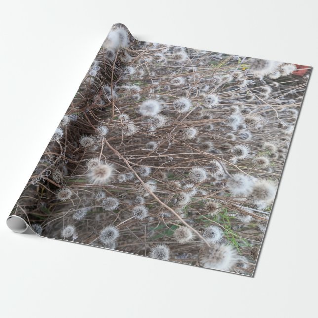 flower pattern wrapping paper (Unrolled)