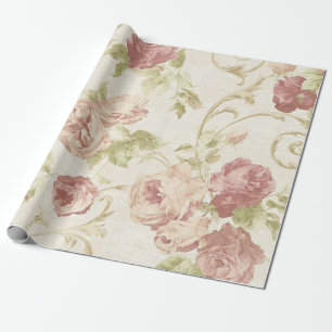 Flower pattern wrapping paper