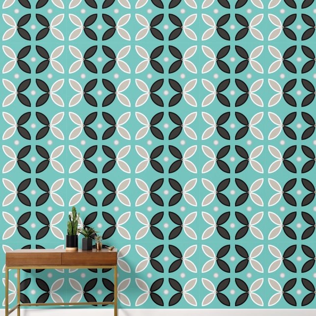 Flower petals abstract wallpaper (Hallway)