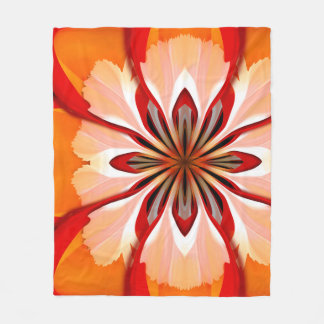 Flower petals fleece blanket