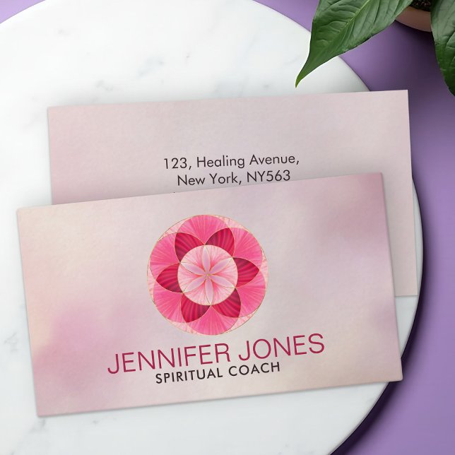 Flower Petals - seed of life Business Card (Creator Uploaded)