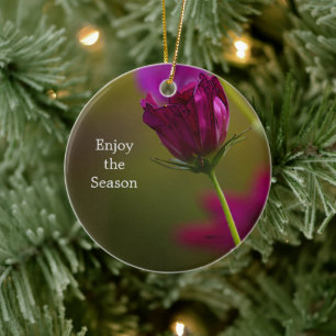 Flower Photo Ornament