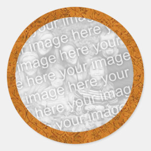 Flower Photo Sticker Template