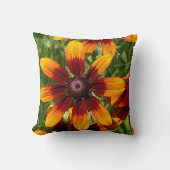 Flower Photo Throw Cushion 41 cm x 41 cm (Front)