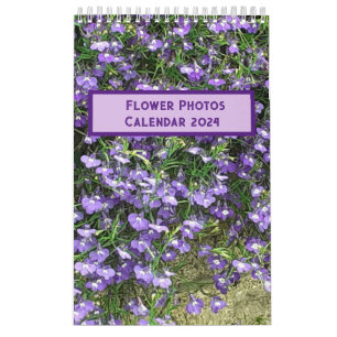 Flower Photos Calendar 2024