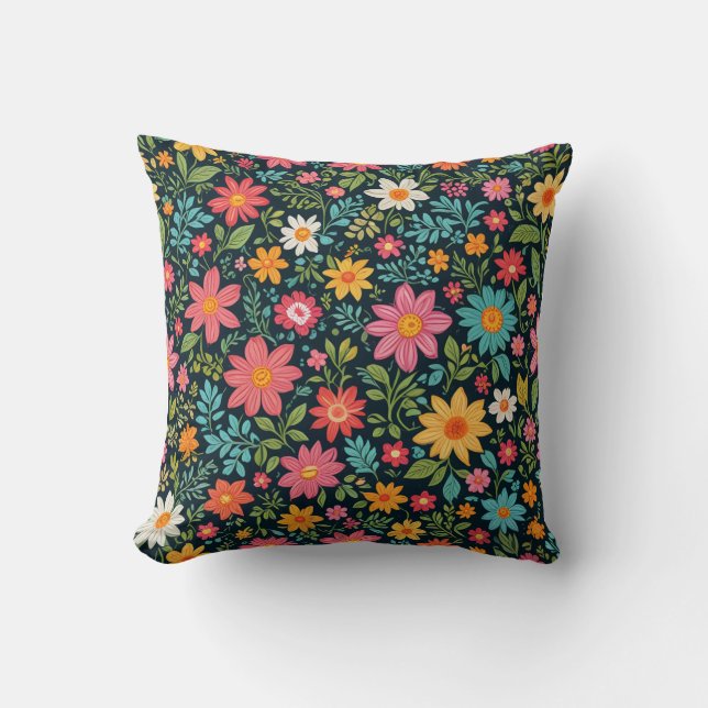 Flower pillow cushion (Front)