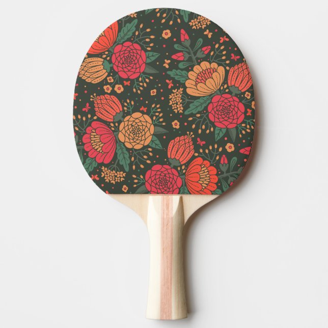 flower ping pong paddle (Front)