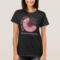 Flower Pink Ribbon Breast Cancer Awareness Women's