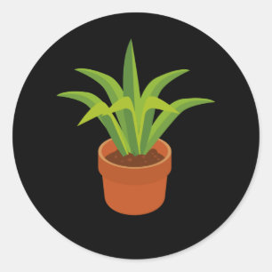 Flower Plant Flowers Garden Nature Sunflower Gift Classic Round Sticker