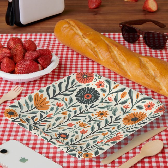 flower plate (Picnic)