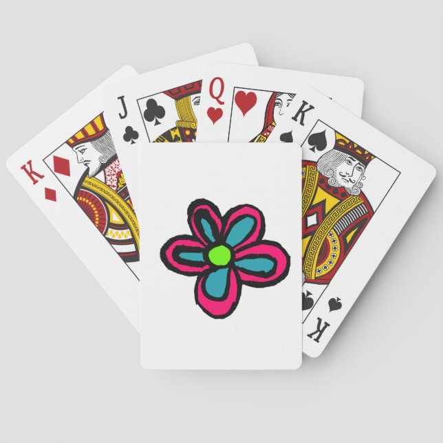 Flower Playing Cards (Back)