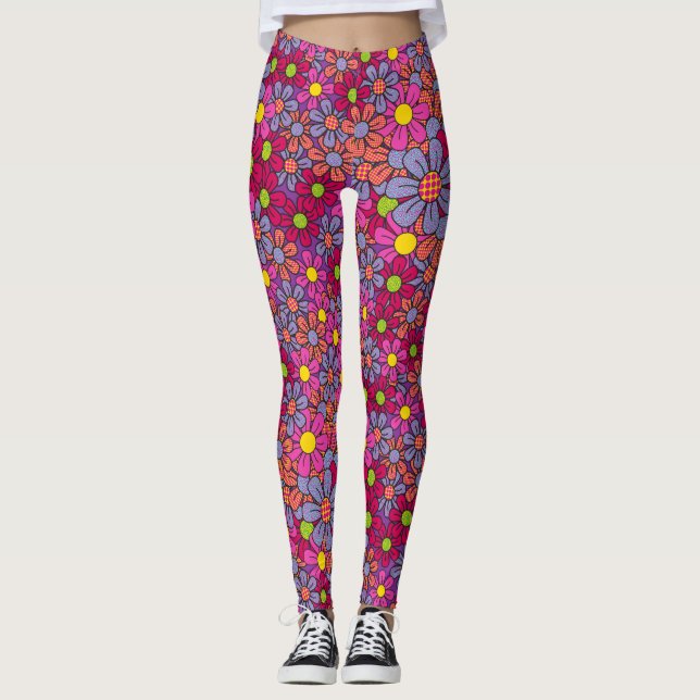 Flower Pop Leggings (Front)