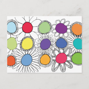 Flower Pop Postcard