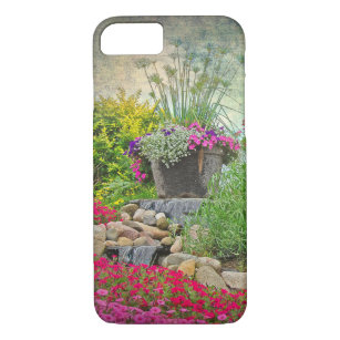 flower pot in garden Case-Mate iPhone case