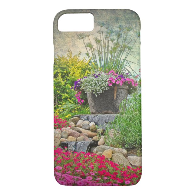 flower pot in garden Case-Mate iPhone case (Back)