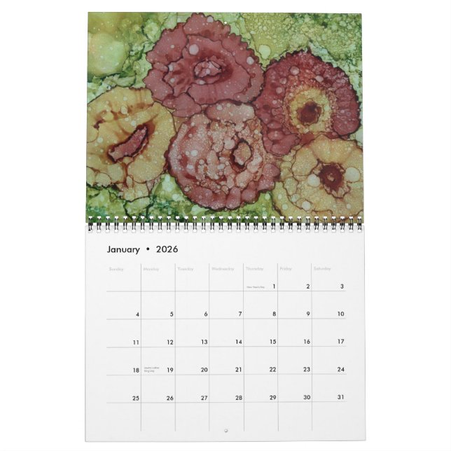 Flower Power 2014 Wall Calendar (Jan 2026)