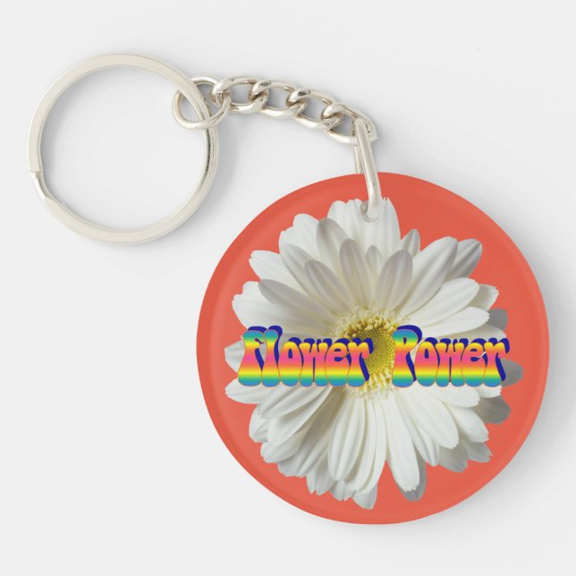 Flower Power 2 Key Ring (Front)