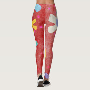 Flower power 60´s inspired leggings
