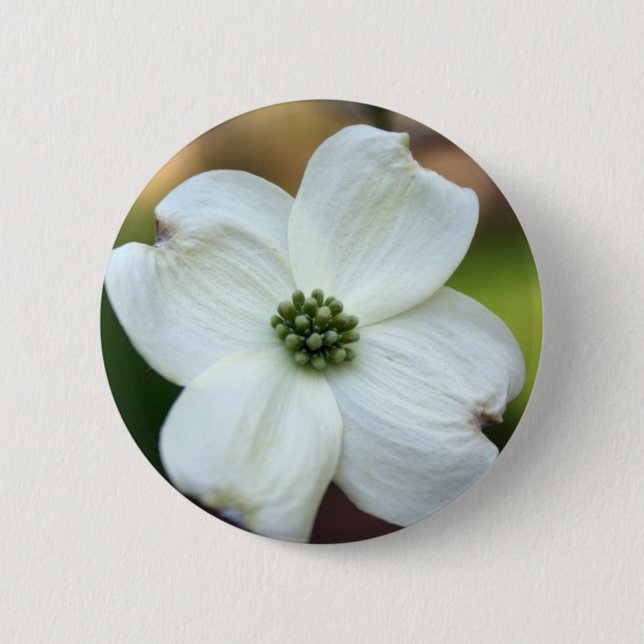 Flower power 6 cm round badge (Front)