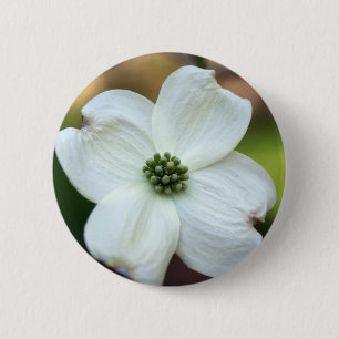 Flower power 6 cm round badge