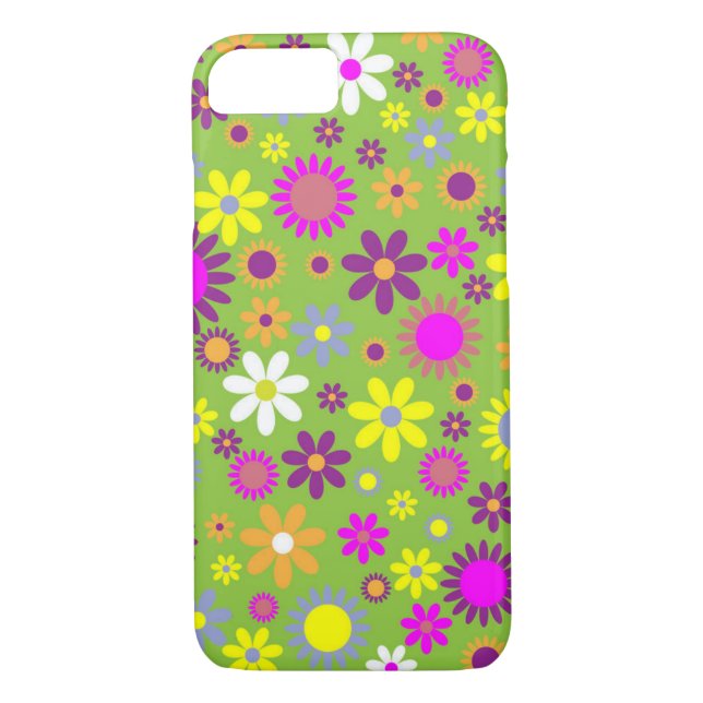 Flower Power 70's Collection Case-Mate iPhone Case (Back)
